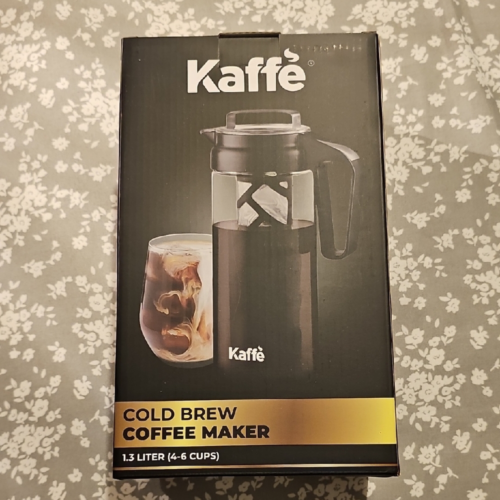 Black Cold Brew Coffee Maker Kitchen Essential
